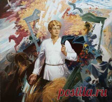 Что ж ты ошалела, молодость моя,
Рыщешь по задворкам в криках воронья.
Оставляя славу, что не по годам,
Рассыпаешь щедро  по моим следам.
Мне  ли молодому не любить девчат,
Что в истоме лунной от любви кричат,
Осыпая младость, словно маков цвет,
На траве примятой в восемнадцать лет.
Мне ли синим оком их не завлекать?
Льна белесый локон и Сережки стать
Разжигает в сердце девичьем пожар. 
Я и сам, как пьяный, от любовных чар.
Ах, какая лунность, но в душе полынь,
Почему ж на сердце одиноком сты