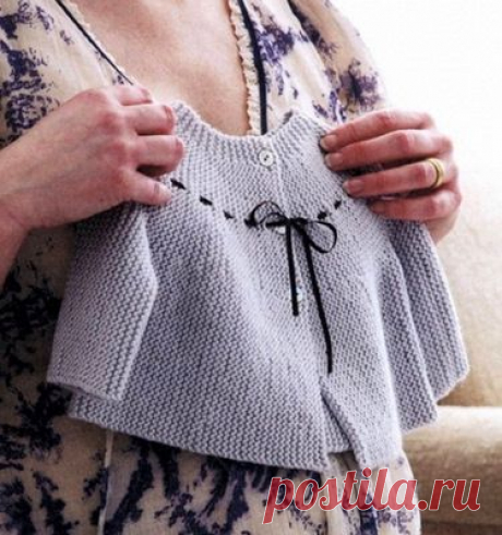 Поперечный жакетик . Обсуждение на Блоги на Труде