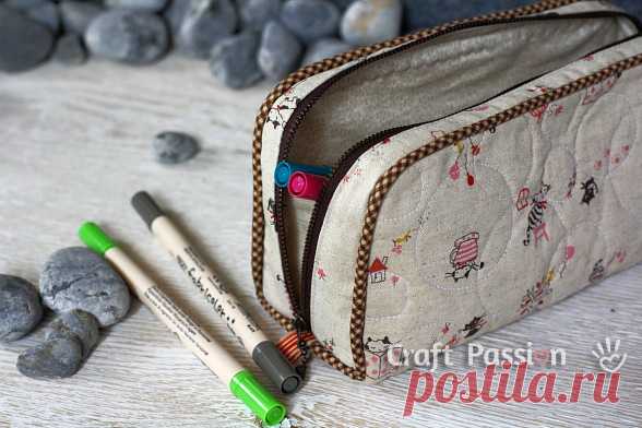 Zipper Pencil Case - Free Sewing Pattern | Craft Passion • Page 2 of 2
