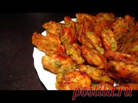 Мясо  в овощном кляре - YouTube