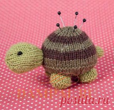 Вязаная игольница «Черепашка» | DAMские PALьчики. ru