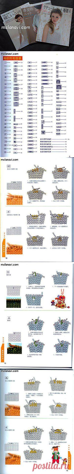 Схемы вязания из японских журналов | Вяжем с Ланой