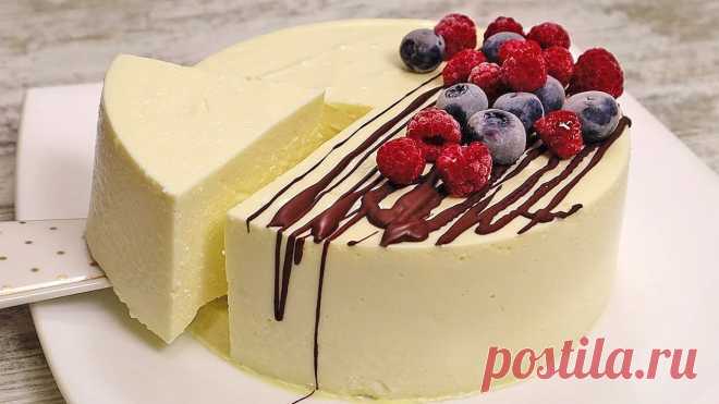 Dessert OHNE Backen, KEIN Zucker, KEIN Mehl, KEIN Öl   nur 100 Kalorien pro 100 Gramm! Dessert OHNE Backen, KEIN Zucker, KEIN Mehl, KEIN Öl - nur 100 Kalorien pro 100 Gramm, sehr gut! Dessert ohne Backen aus Hüttenkäse ist sehr lecker und gesun...