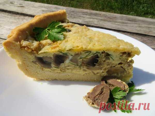 Никто не догадается, что эта вкуснятина из обычных сердечек / Пирог с сердечками и грибами | Дневник фудблогера | Яндекс Дзен