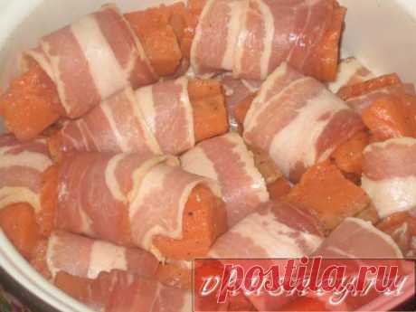 запечённая в беконе / кулинарные рецепты от хозяюшки