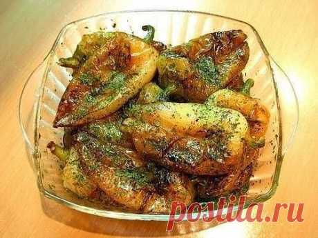 Вкусно, просто, быстро. Перец с чесноком