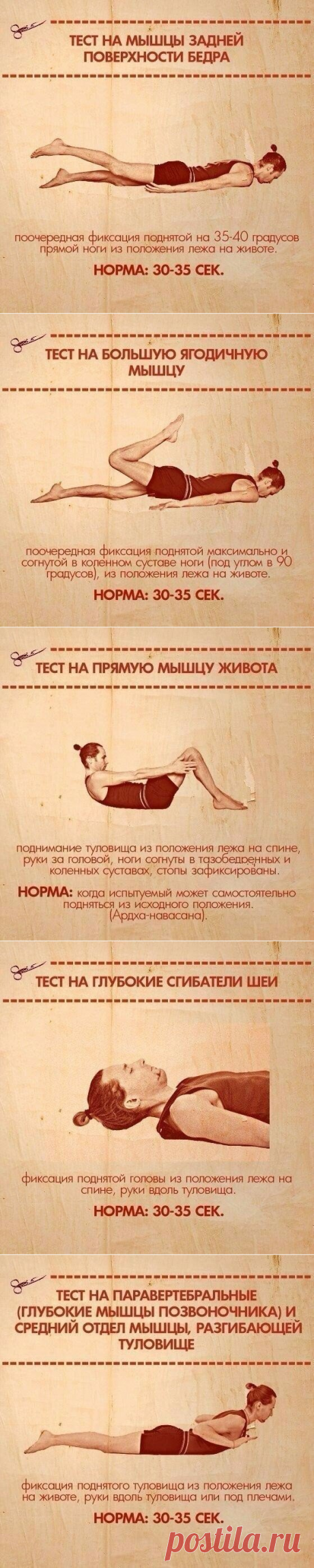10 упражнений, которые покажут ваши слабые места