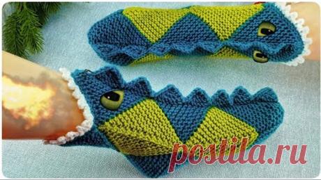 🎄Носки - ДРАКОНЫ🐉2024!!!💥ПОДРОБНЫЙ мастер класс