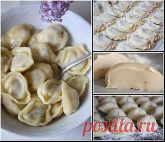 Вкуснейшее универсальное заварное тесто для вареников, пельменей, поз, чебуреков… Это не тесто, а просто песня! Нежное, эластичное, податливое, приятное в работе и очень вкусное! | Эксклюзивные шедевры кулинарии.