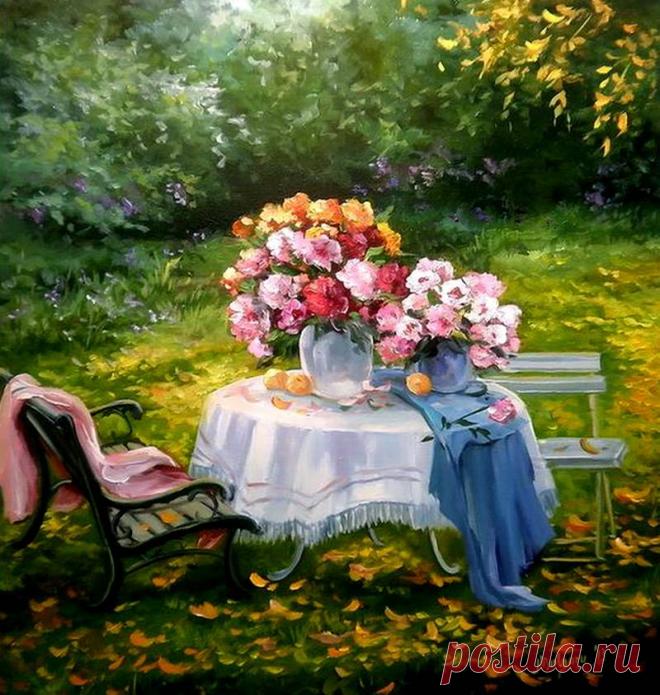 Букет на фоне осени от Anca Bulgaru