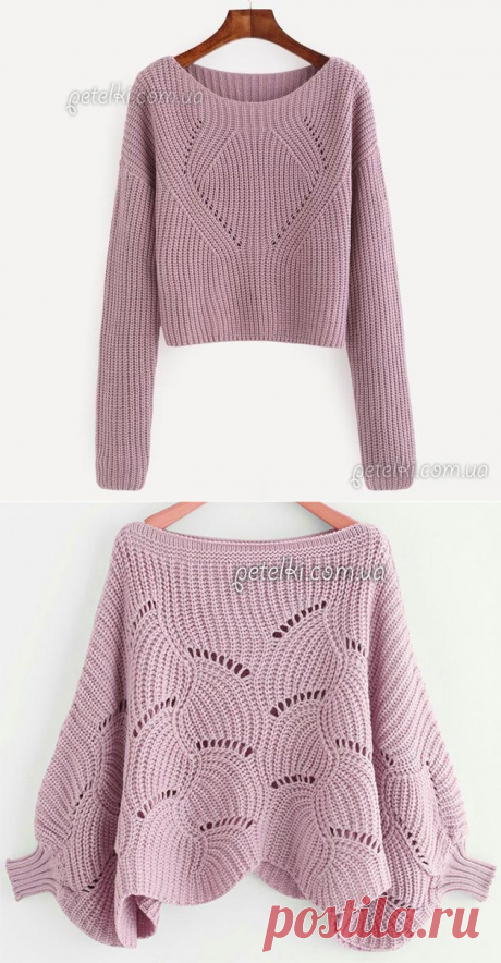 Теплые свитера и пуловеры со схемами
