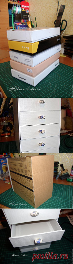 Мастерим комодик для хранения мелочей