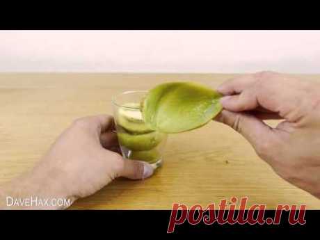 как чистить киви и т.п.