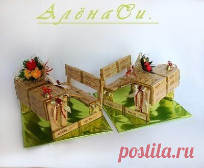 ПАРТА – ОРИГИНАЛЬНЫЙ СЛАДКИЙ ПОДАРОК К 1 СЕНТЯБРЯ – МАСТЕР-КЛАСС