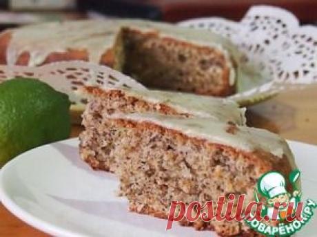 Ореховый пирог с лаймом и кокосом - кулинарный рецепт