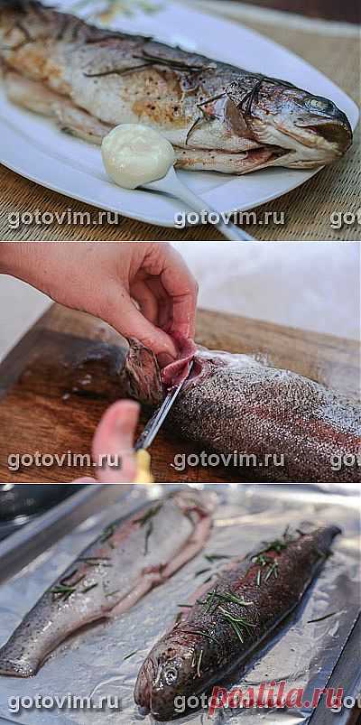 Форель с розмарином и соусом айоли. Фото-рецепт / Готовим.РУ