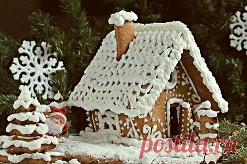 Пряничный домик на Новый год - рецепт с пошаговыми фото / Меню недели