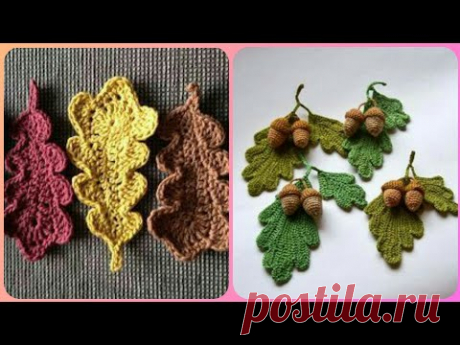 Top Trendy And Outclass Crochet Handknitted Leaf Patterns For Beginners