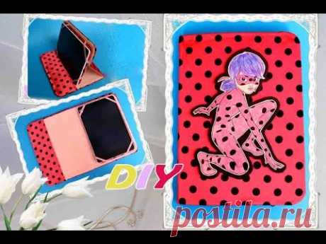 DIY.Чехол-книжка для планшета своими руками с Леди Баг.