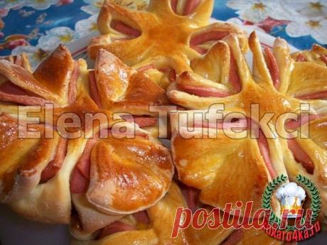 «Колбасные цветочки» (МК от Елены)