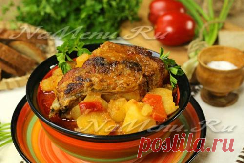 Паприкаш по-венгерски из свинины с картофелем, рецепт
