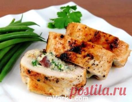 Фаршированные куриные грудки в