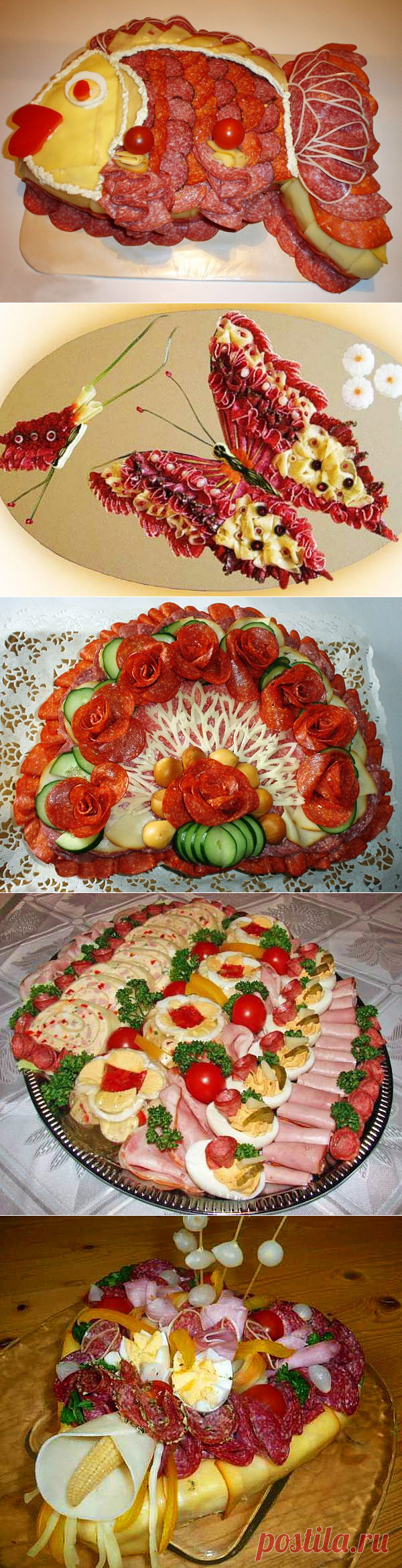 Праздничная нарезка: мясная тарелка. Супер коллекция - Простые рецепты Овкусе.ру