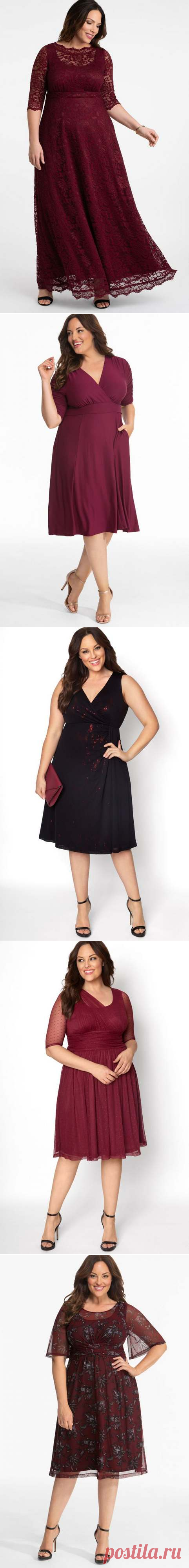 Платья для полных женщин американского бренда Kiyonna весна-лето 2019