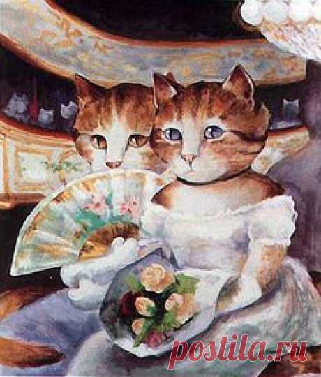 adelina_4 - Кошачьи пародии Сьюзен Херберт (Susan Herbert).