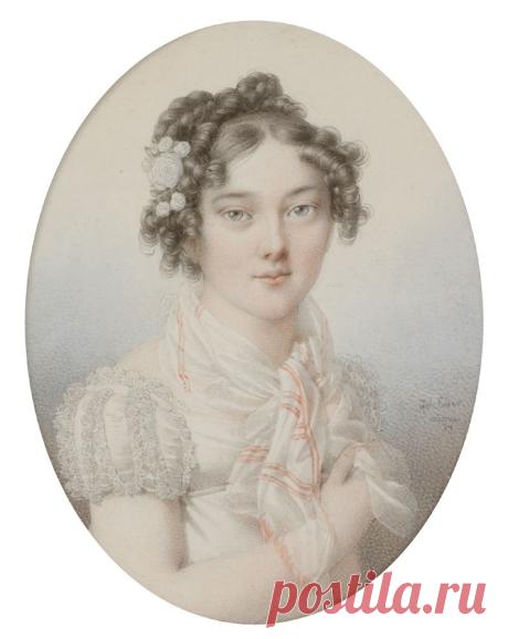 Австрийские художники Ender: часть1 - Johann Nepomuk Ender (1793-1854).... Портреты в акварели и масле.