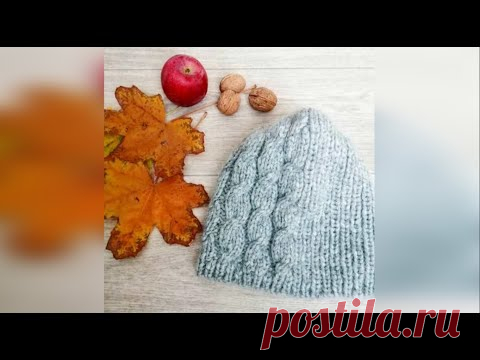 Шапка из толстой пряжи. Легко! Часть 2