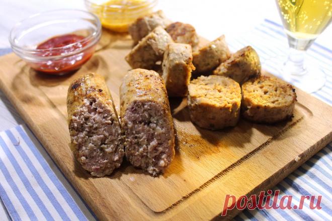 Самые простые ДОМАШНИЕ КОЛБАСКИ. Домашние сосиски из курицы и свинины без возни. — Кулинарная книга - рецепты с фото