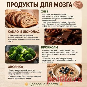 Продукты для мозга