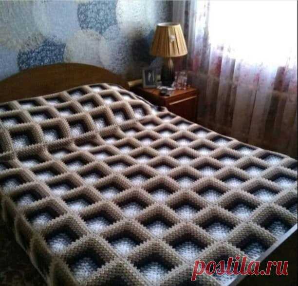 ​Варианты пледов с эффектами глубины