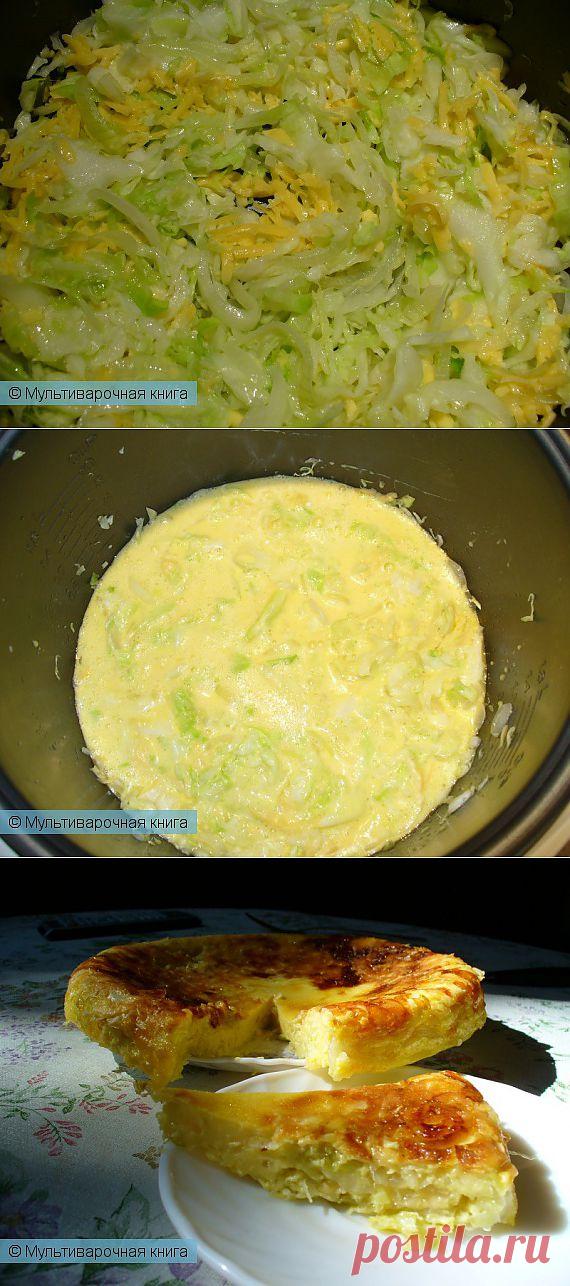 Быстрый капустный пирог. / Выпечка / Рецепты для мультиварки - Мультиварочная книга