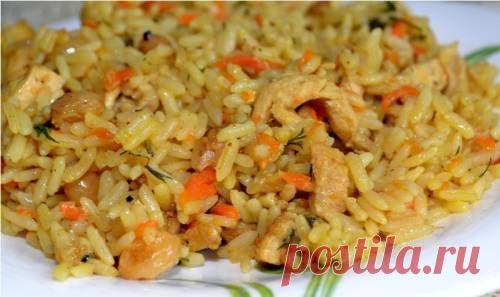 Плов с курицей - рецепт / Простые рецепты