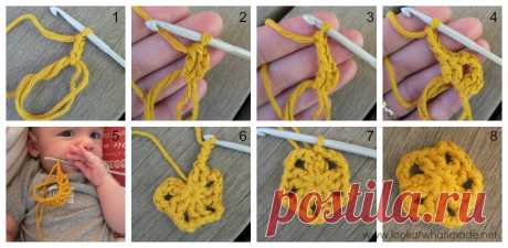 Granny's Crochet Pansy – Look At What I Made