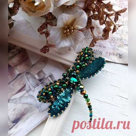 ПРОДАНА⚘Брошь-стрекоза 🌻🍀🌻🍀 #брошь #brooches #броши #брошка #украшения #украшениестрекоза #брошьстрекоза #стрекоза #брошьбабочка #брошьжук #брошьптица #брошьптичка #брошьслон #брошьцветок #брошьручнойработы #виташ