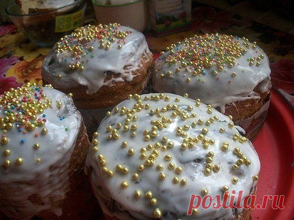 КУЛИЧ ДЛЯ ЛЕНИВЫХ БЕЗ ЗАМЕСА