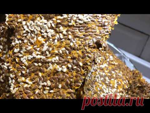 Льняные хлебцы с тыквой. Вкусно и очень полезно.