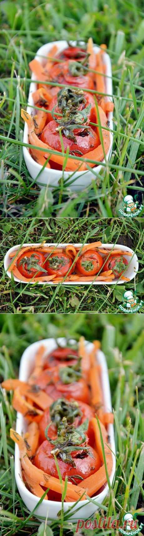 Маринованные помидоры на пикник - кулинарный рецепт