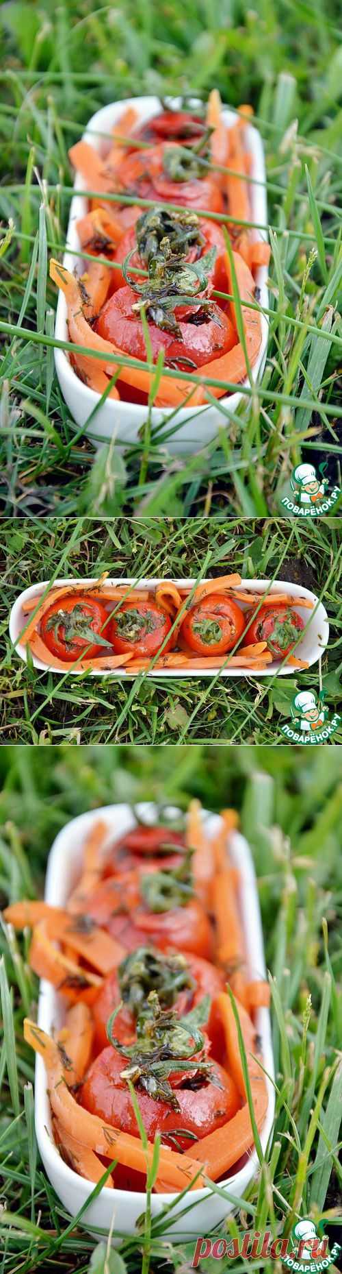 Маринованные помидоры на пикник - кулинарный рецепт
