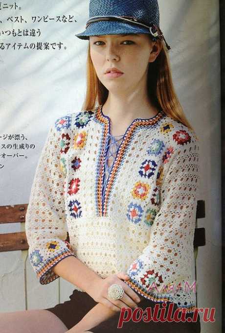 Crochetemoda Blog: Túnica de Crochet