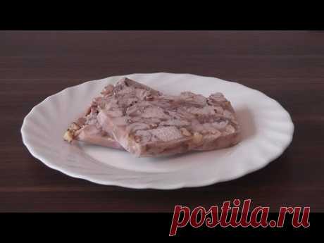 Куриный зельц с орехами. Видео-рецепт