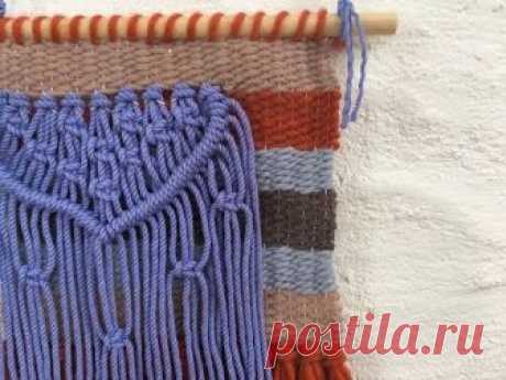 Macrame and woven wall hanging Prima DT July 2017 make it prima challenge
