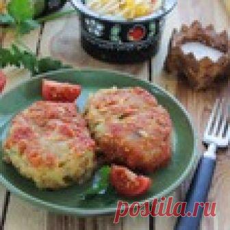 Постные луковые котлеты с горохом Кулинарный рецепт