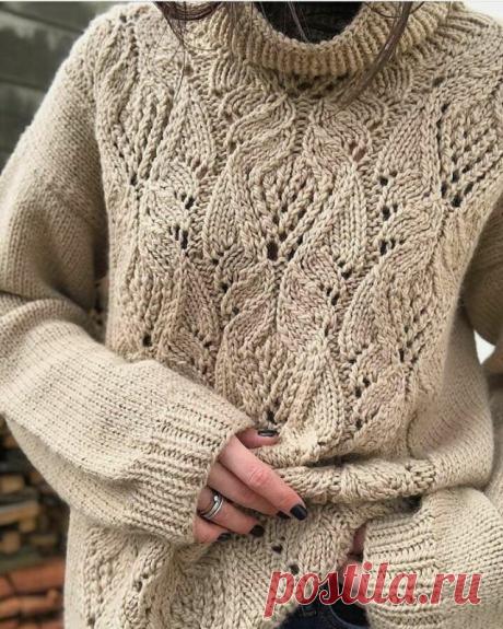 Очень красивый узор для крупных вещей