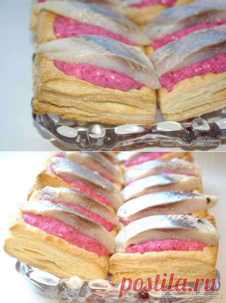 Закуска с селедкой