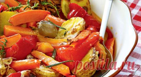 Запеченные овощи к празднику