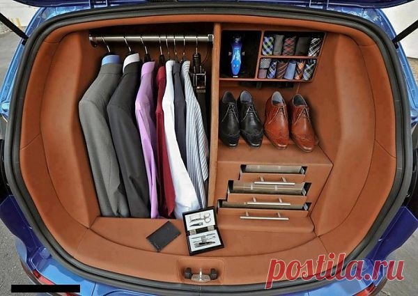 Гардероб в багажнике / Авто Мото Вело / Модный сайт о стильной переделке одежды и интерьера